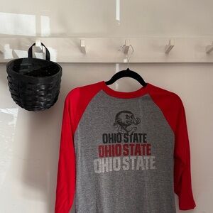 Homage - Ohio State Raglan 3/4 Sleeve Shirt